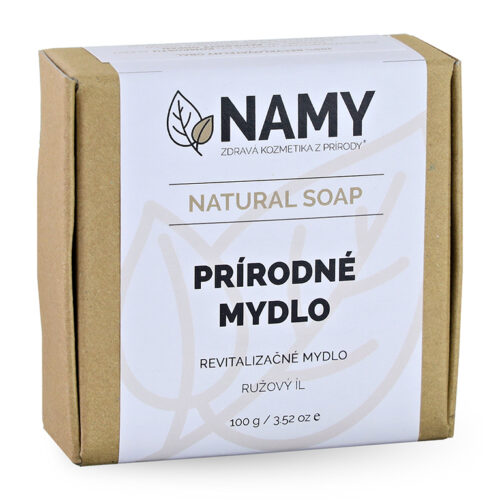 NATURAL SOAP | Revitalizačné mydlo s ružovým ílom | 90g