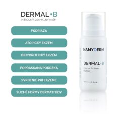 DERMAL B – prírodný dermálny krém. Psoriáza, atopický ekzém, dermatitída.