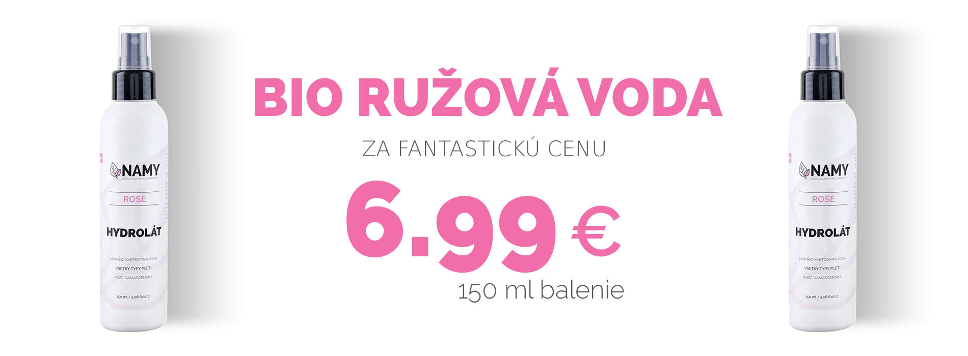 BIO Ružová voda za 6,99 €