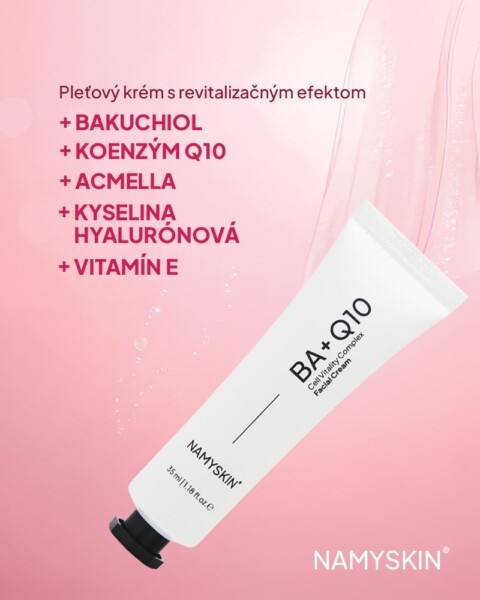 Pleťový krém s revitalizačným efektom