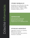 Dôležité informácie o Dermal P