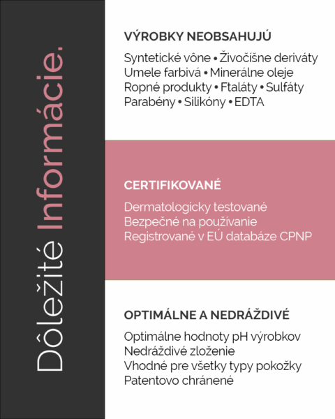Dôležité informácie o Dermal S
