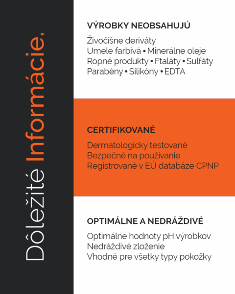 Dôležité informácie o produktoch NAMYMEN®